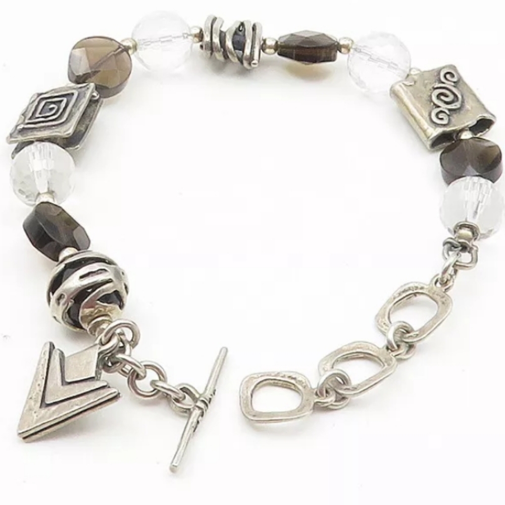 Silpada | 925 Smoky Quartz Sterling Silver Bracelet